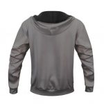 Awesome Snoop Dogg Side View Head Artwork Gray Hoodie