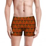 Awesome Snoop Dogg Face Pattern Orange Men's Boxers
