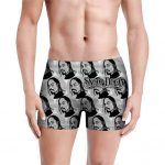 Snoop Dogg Braids Retro Lines Pattern Men's Boxer Shorts