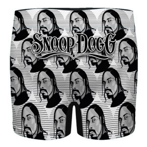 Snoop Dogg Braids Retro Lines Pattern Men's Boxer Shorts