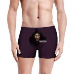 Graffiti Snoop Dogg Stencil Art Purple Men's Boxer Shorts