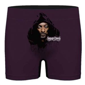 Graffiti Snoop Dogg Stencil Art Purple Men's Boxer Shorts