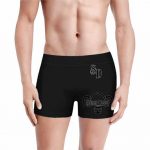 Classic Snoop Dogg Braids Silhouette Logo Men's Boxers
