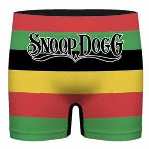 Rastafari Colors Snoop Dogg Geometric Art Men's Boxers