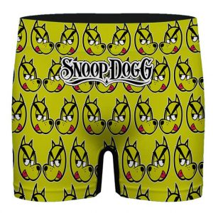 Dope Snoop Dogg Dog Art Logo Lime Green Men's Boxers
