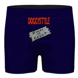 Snoop Dogg Beware Of Doggystyle Navy Blue Men's Boxers