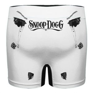 Black & White Snoop Dogg Artwork Dope Men's Boxers