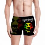 Snoop Dogg Rastafarian Colors Portrait Men's Boxer Shorts