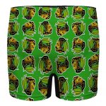 Rastafarian Vibes Snoop Lion Awesome Green Men's Boxers