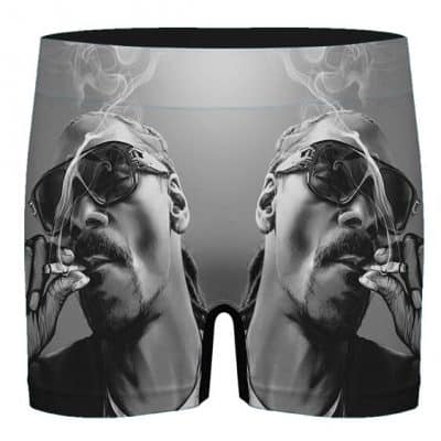 Classic Snoop Dogg Smoking Spliff Portrait Men’s Boxers