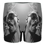 Classic Snoop Dogg Smoking Spliff Portrait Men's Boxers