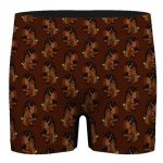 Snoop Dogg Cornrows Vector Art Pattern Men's Boxers