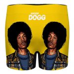 Afro Snoop Doggy Dogg Vector Art Yellow Men's Underwear