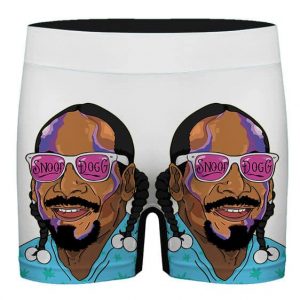 Snoop Dogg Colorful Vectorized Art Men's Boxer Shorts