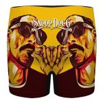 Dope Snoop Dogg Puffing Blunt Yellow Men's Underwear