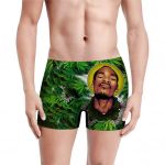 Badass Snoop Dogg Artwork Marijuana Design Men's Boxers