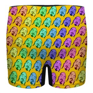Vibrant Rainbow Snoop Dogg Trippy Art Men's Underwear