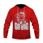 Biggie Smalls Go Big Psychedelic Glitch Art Awesome Hoodie