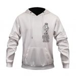Biggie Smalls Is The Illest Cartoon Art White Hoodie Jacket
