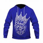 Biggie Smalls Is The Illest Face Crown Art Pullover Hoodie