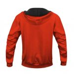 Dope Biggie Smalls Bad Boy Logo Orange Pullover Hoodie