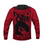East Coast The Notorious B.I.G. Red & Black Hoodie Jacket