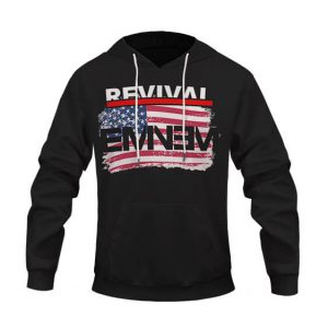 Eminem Album Revival American Flag Logo Dope Hoodie Jacket