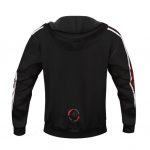 Eminem Shady Lettering Art Striped Sleeve Black Hoodie