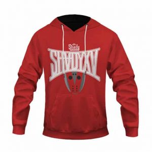 Eminem Shady XV Album Hockey Mask Logo Badass Hoodie