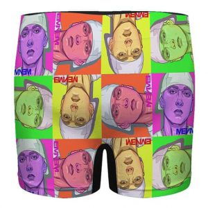 Eminem Stoic Portrait Vibrant Retro Colors Men's Boxers