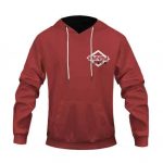 Eminem World Tour Album Kamikaze Jet Logo Red Hoodie Jacket