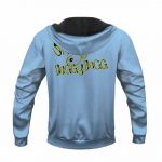 King Of West Coast Snoop Dogg Cartoon Sky Blue Hoodie Jacket