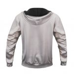 Rap Icon Eminem Shattered Artwork White Pullover Hoodie