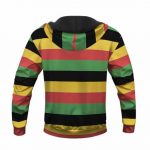 Rastafarian Color Snoop Dogg Geometric Portrait Art Hoodie