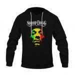 Rastafarian Colors Snoop Dogg Face Art Unique Hoodie Jacket