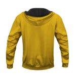 Slim Shady Eminem Holding Chainsaw Art Badass Yellow Hoodie
