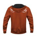 Snoop Dogg Album Dead Man Walking Stylish Orange Hoodie