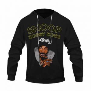 Snoop Dogg Death Row Records Artwork Black Hoodie Jacket