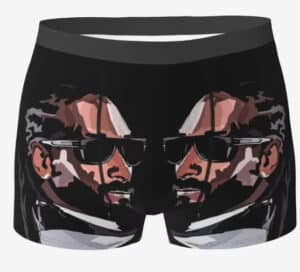 Snoop Dogg Silhouette Abstract Black Men's Underwear