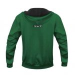 Snoop Doggy Dogg Abstract Face Art Green Pullover Hoodie
