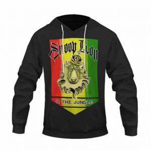 Snoop Lion And The Jungle Reggae Logo Epic Black Hoodie