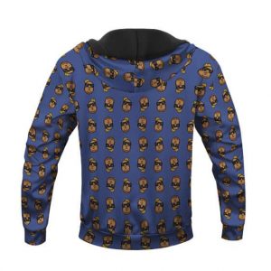 The Notorious B.I.G. Cartoon Head Pattern Awesome Hoodie