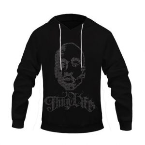 Thug Life 2Pac Shakur Typography Art Epic Pullover Hoodie