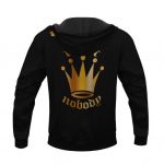 Tupac Shakur Trust Nobody Minimalist Crown Art Hoodie