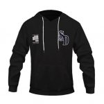 West Side Rapper Snoop Dogg Initials Classic Black Hoodie