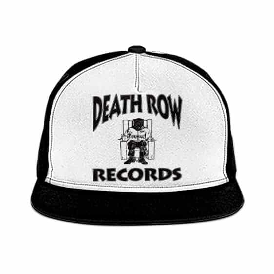 2Pac Amaru Shakur Death Row Records Logo Snapback Cap