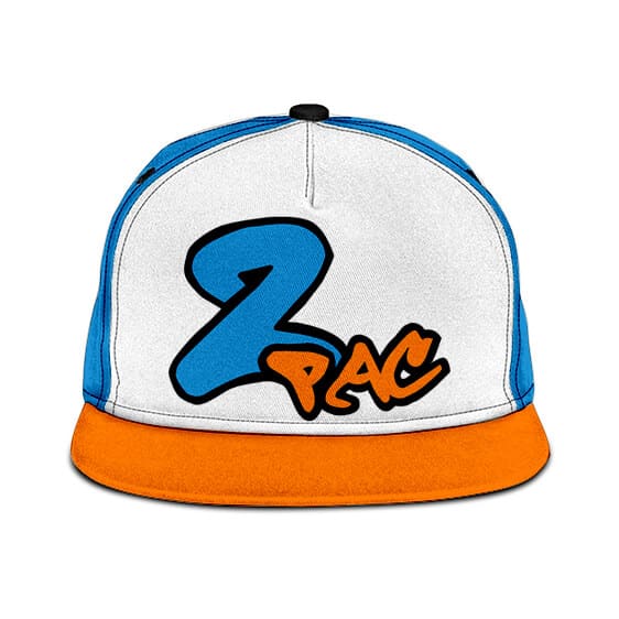 2Pac Logo Vibrant Cool Color Makaveli Snapback Cap