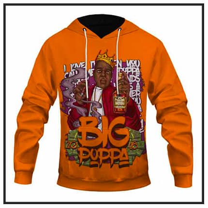 Biggie Smalls Is The Illest Mens the Notorious BIG Hoodie Rap Music Hip Hop 