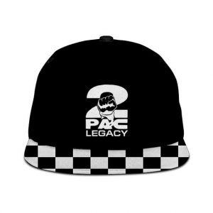 Cool 2Pac Shakur Legacy Thug Life Black Snapback Cap