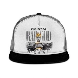 Crowned King Eminem Rap God Art Stunning Snapback Hat